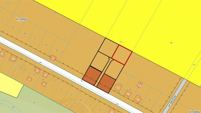 Działka budowlana Strzebiń gm. Koszęcin Łazy, Kołłątaja