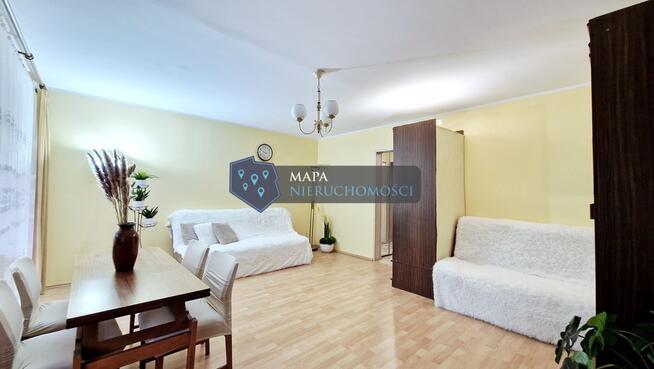 Słoneczne, dwustronne 37m2 na parterze Południe