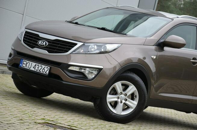 Kia Sportage Czarna Zarejestrowana 1.6GDI 135KM Serwis Navi Skóra Parktronik Alu