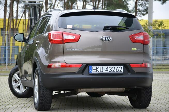 Kia Sportage Czarna Zarejestrowana 1.6GDI 135KM Serwis Navi Skóra Parktronik Alu