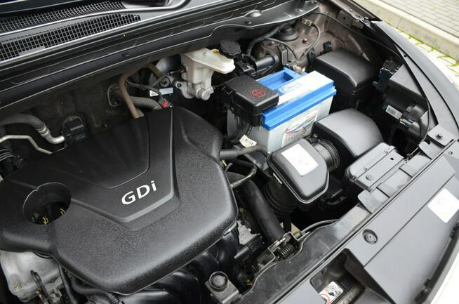 Kia Sportage Czarna Zarejestrowana 1.6GDI 135KM Serwis Navi Skóra Parktronik Alu