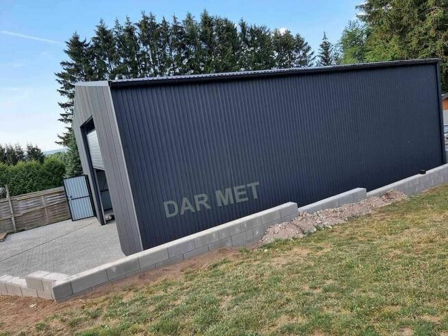 Hala Garaż Warsztat Konstrukcja Stalowa Projekt Dar Met