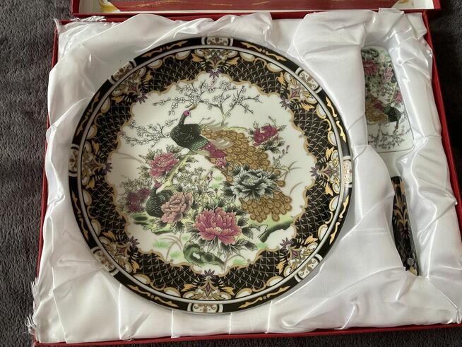 Zestaw porcelany japońskiej Yamasen z 24-karatowym złotem