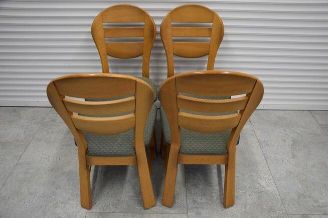 krzesła dębowe 4 sztuki - jak nowe