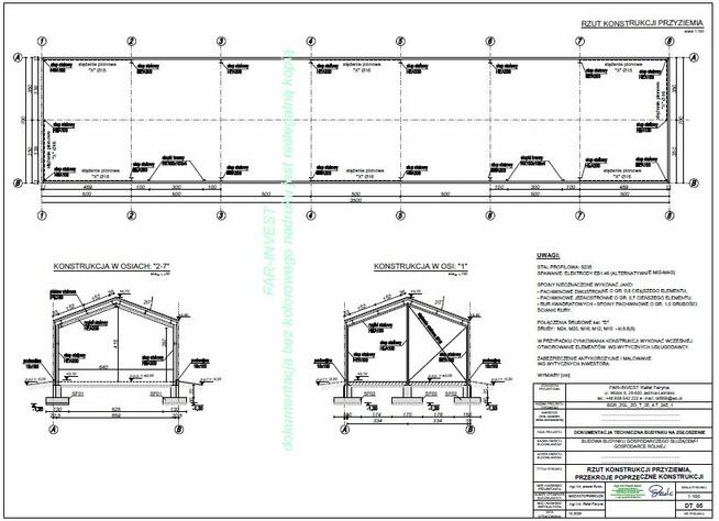 GOTOWY PROJEKT BUDYNKU GOSPODARCZEGO DO 300 m²