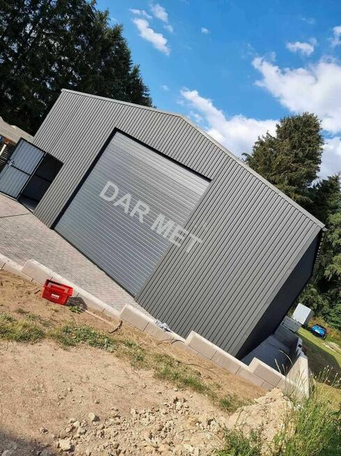 Hala Garaż Warsztat Konstrukcja Stalowa Projekt Dar Met