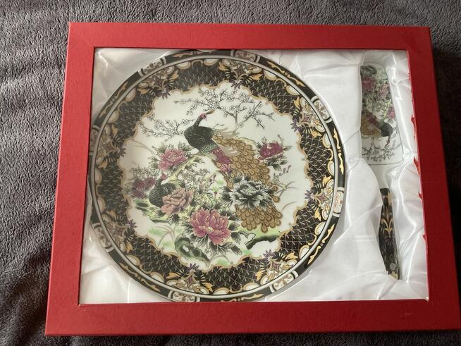 Zestaw porcelany japońskiej Yamasen z 24-karatowym złotem