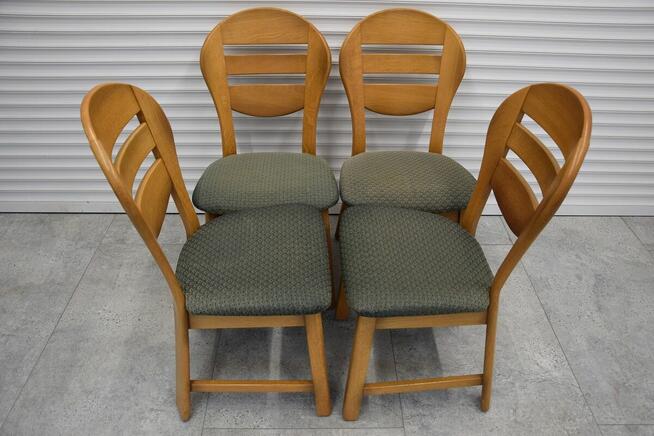 krzesła dębowe 4 sztuki - jak nowe