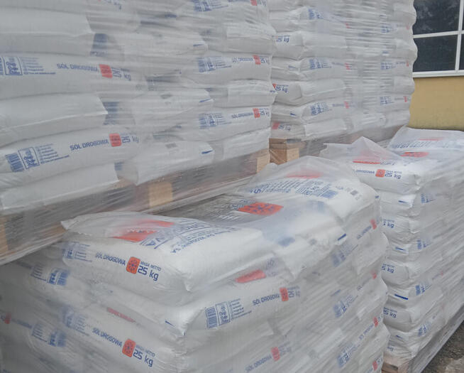 Sól drogowa 1 paleta 1125kg wysyłka na cały kraj