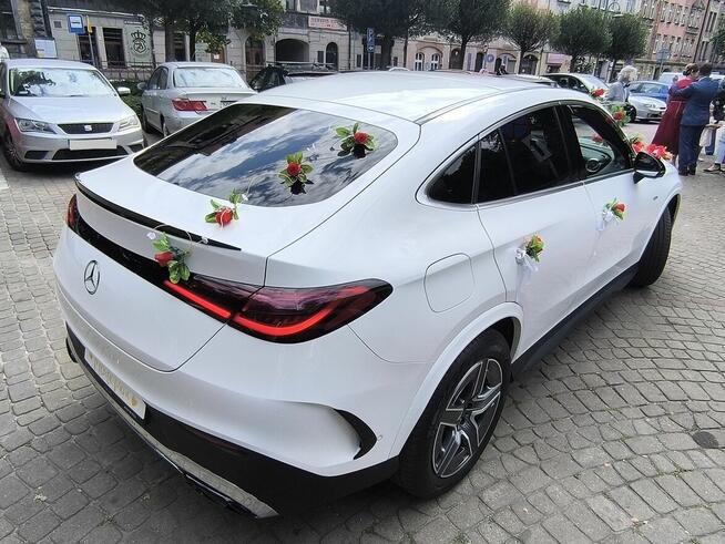 Samochód, auto do ślubu. Mercedes GLC Coupe pakiet AMG.