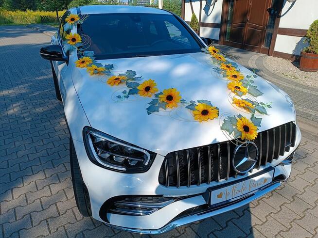 Samochód, auto do ślubu. Mercedes GLC Coupe pakiet AMG.