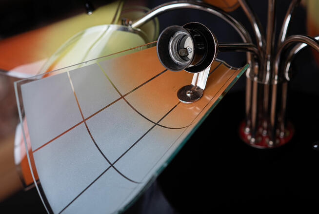 Żyrandol lata 60 New Look Pop-Art Mid-Century Vintage PRL