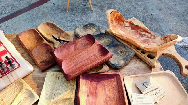 Miski Patery Tacę drewniane