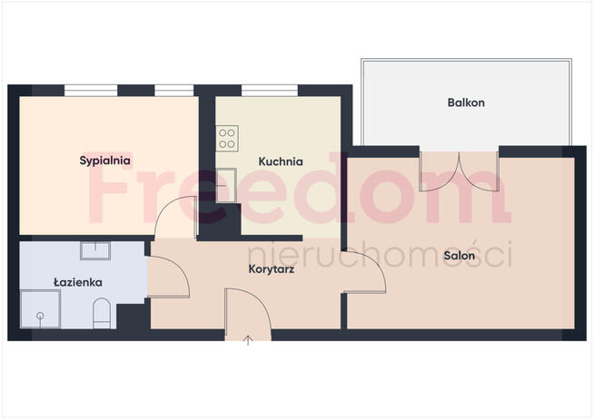 Komfortowe 2-pokojowe mieszkanie, Piła