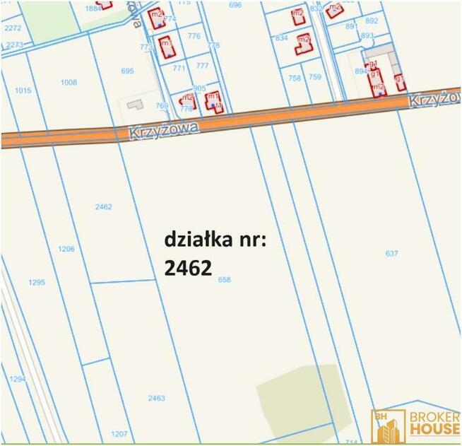 Działka budowlana Opole, Krzyżowa