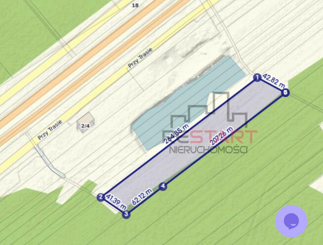 Działka rolna Siestrzeń gm. Żabia Wola,