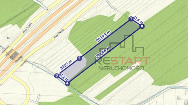 Działka rolna Siestrzeń gm. Żabia Wola,