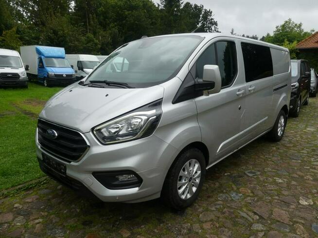 Ford Transit Custom 2,0 Tdci 170KM Limited Tourneo L2H1 Doka 5 miejsc full opcja F.VAT23