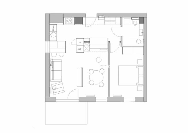 Mieszkanie Kraków Podgórze, Rydlówka