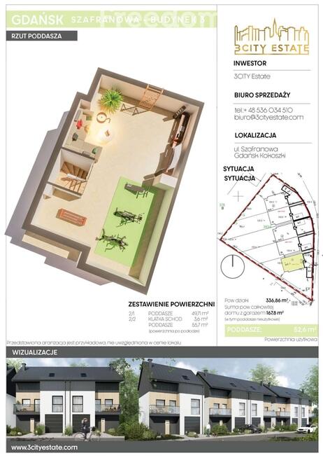 Dom wolnostojący 167,8 m2 - ul. Szafranowa Gdańsk