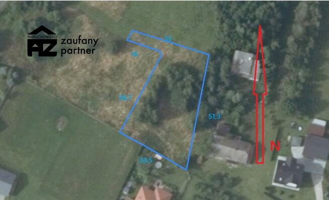 Działka budowlana Janowice gm. Wieliczka