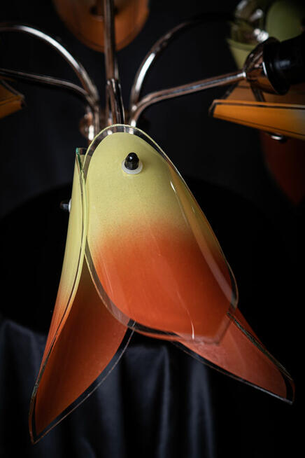 Żyrandol lata 60 New Look Pop-Art Mid-Century Vintage PRL