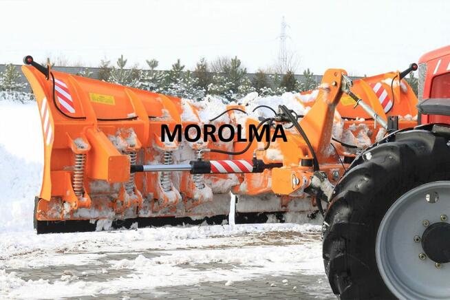 Pług śnieżny składany do śniegu strzałka komunalny ROLMAKO