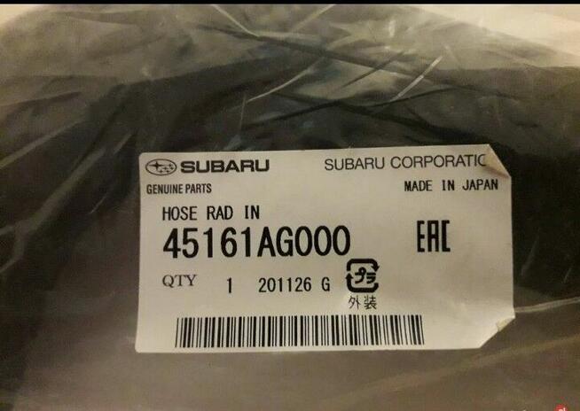 Subaru wąż chłodnicy 45161ag000