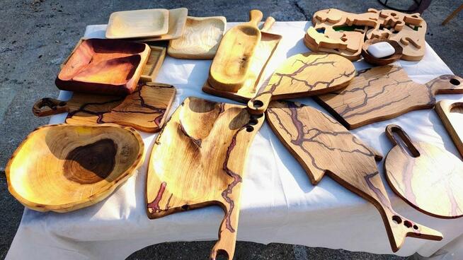 Miski Patery Tacę drewniane