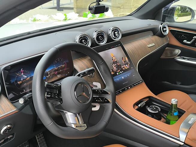 Samochód, auto do ślubu. Mercedes GLC Coupe pakiet AMG.