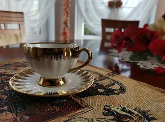 Ekskluzywny Porcelanowy zestaw filiżanek do Espresso