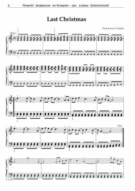 Kolędy na fortepian, pianino - nuty 24 kolęd, nowe wydanie