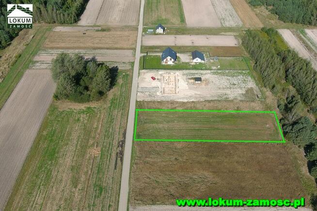 Działka w Zarzeczu gmina Zamość 0,22 ha