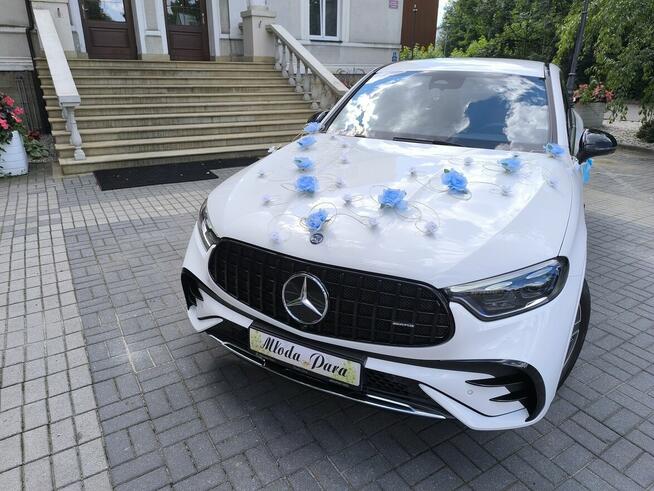Samochód, auto do ślubu. Mercedes GLC Coupe pakiet AMG.