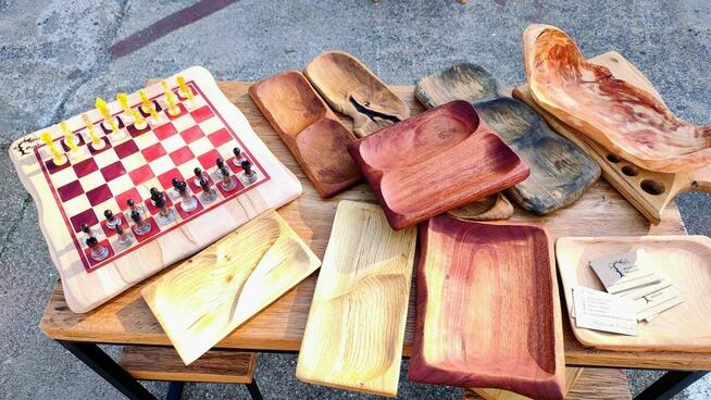 Miski Patery Tacę drewniane