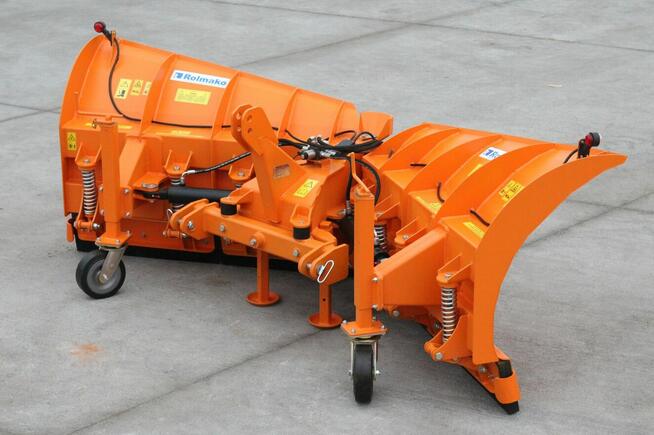 Pług śnieżny składany do śniegu strzałka komunalny ROLMAKO