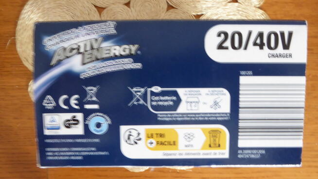 Nieużywana ładowarka 20/40V/4A ACTIVE ENERGY
