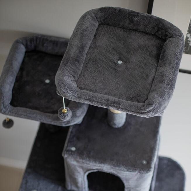 Duży drapak dla kota 170cm DK6 domek legowisko hamak