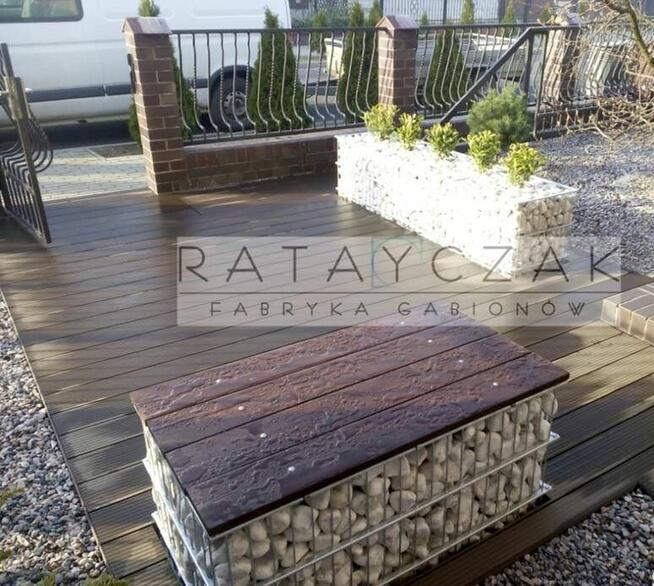 Gabiony Ogrodzenie Murek Gabionowy 60cm