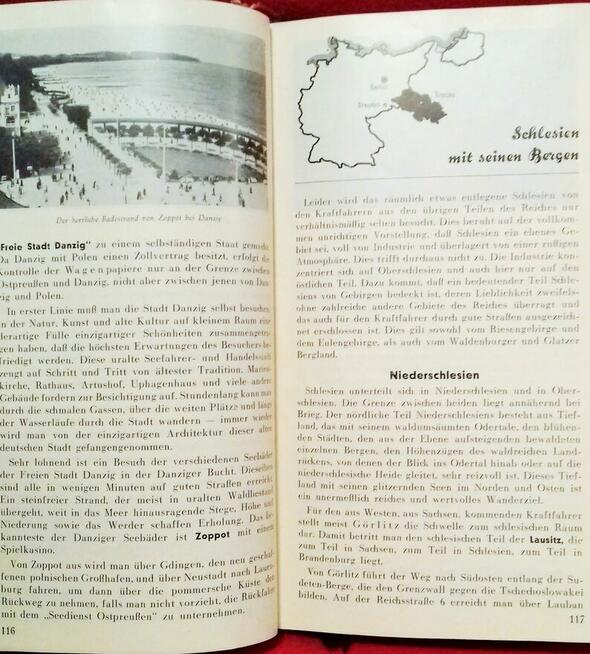 Hallwag Autoführer von Deutschland 1937/38