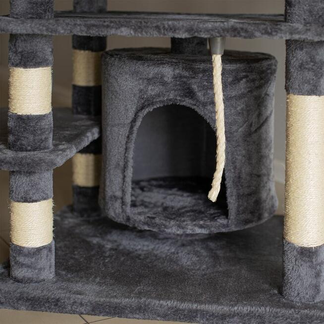 Duży drapak dla kota 170cm DK6 domek legowisko hamak