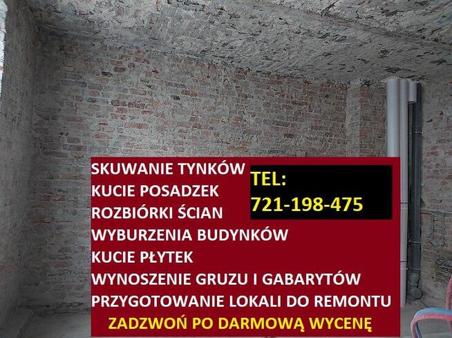 Skuwanie posadzek / kucie betonu / rozbiórki i wyburzenia