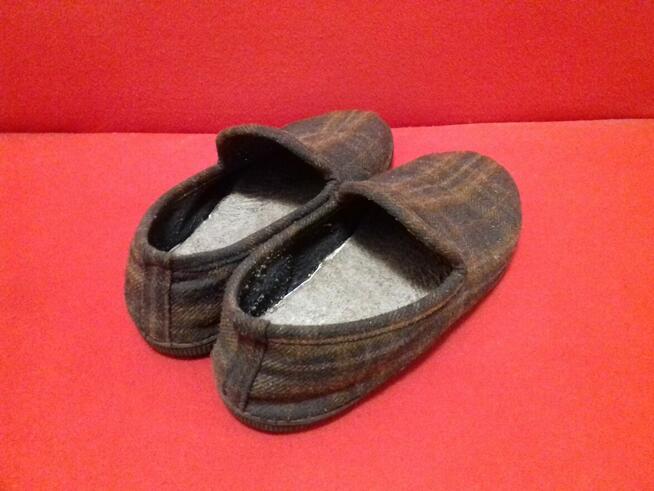 Męskie kapcie ciepłe