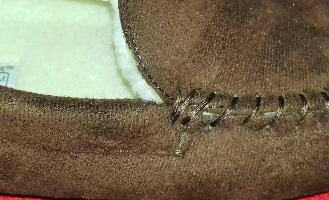 Bambosze damskie ciepłe kapcie 41