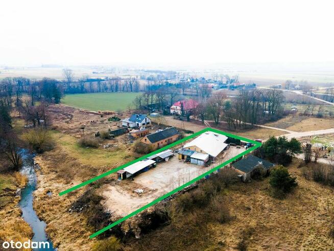 Budynek nad rzeką Łydynią | Usługi | Magazyn | Sala |Dom