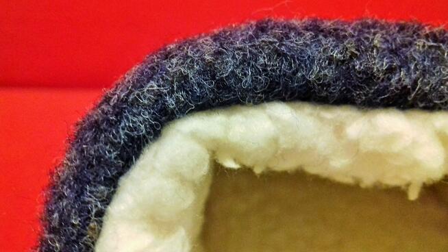 Kapcie z filcu idealne lekkie miękkie ciepłe trwałe 41