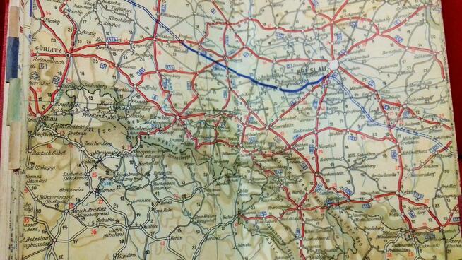 Hallwag Autoführer von Deutschland 1937/38