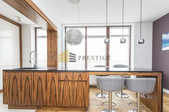 Dwupoziomowy penthouse na Mokotowie