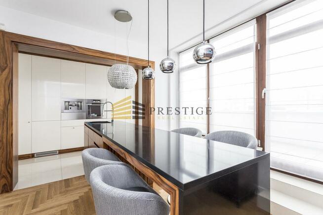 Dwupoziomowy penthouse na Mokotowie