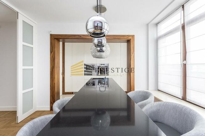 Dwupoziomowy penthouse na Mokotowie